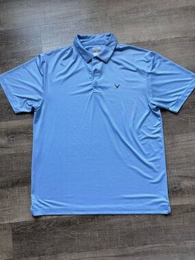 Callaway Golf | Men’s Light Blue Performance Polo Shirt